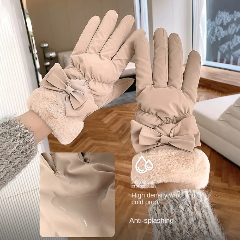 

Touch Screen Winter Gloves New Wind Waterproof Cold Resistance Cycling Gloves Thermal Fleece Warm Skiing Mittens Winter
