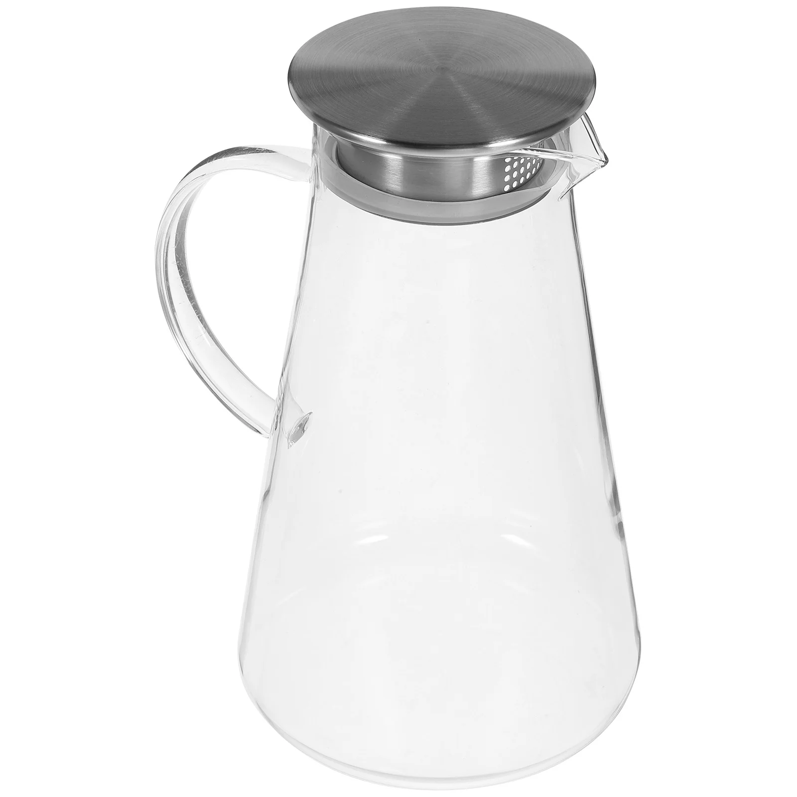 

Water Pitcher Glass Kettle Beverage for Fridge Heat Resistant Iced Tea Pitchers