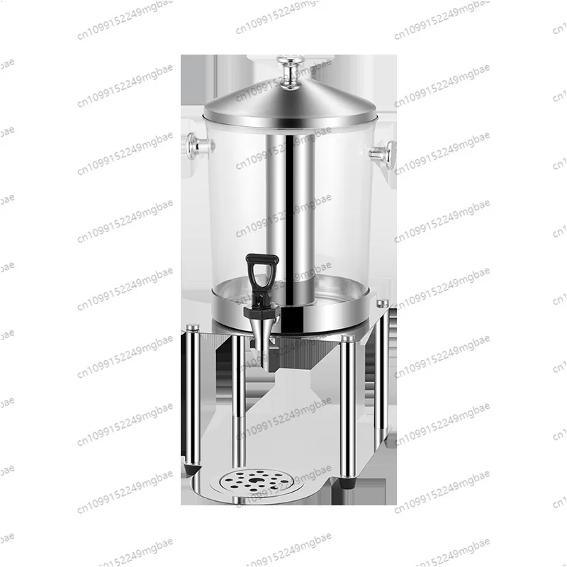 

Commercial stainless steel juice ding hotel supplies buffet milk ding cola container soy sauce dispenser cold drink bucket