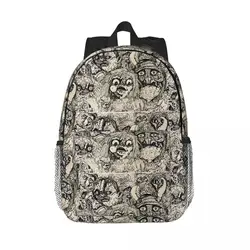 Labyrinth, Jim Henson Backpacks Boys Girls Bookbag Fashion Students School Bags Laptop Rucksack Shoulder Bag Large Capacity