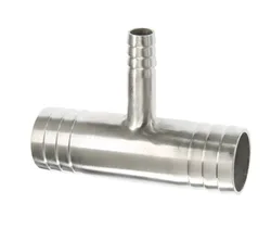 6 8 10 12 14 16 19 20 25 32 38-51mm Hose Barb Reducer Tee 3 Ways Splitter 304 Stainless Steel Hosetail Connector Coupler Fitting