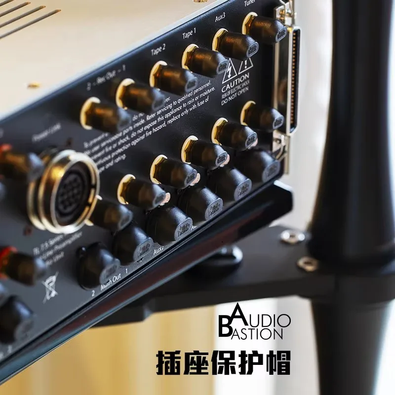 AudioBastion Balance XLR Lotus RCA Tutup Debu Pelindung Anti-oksidasi Steker Sinyal dan Soket Kabel Audio Lengan Pelindung HIFI