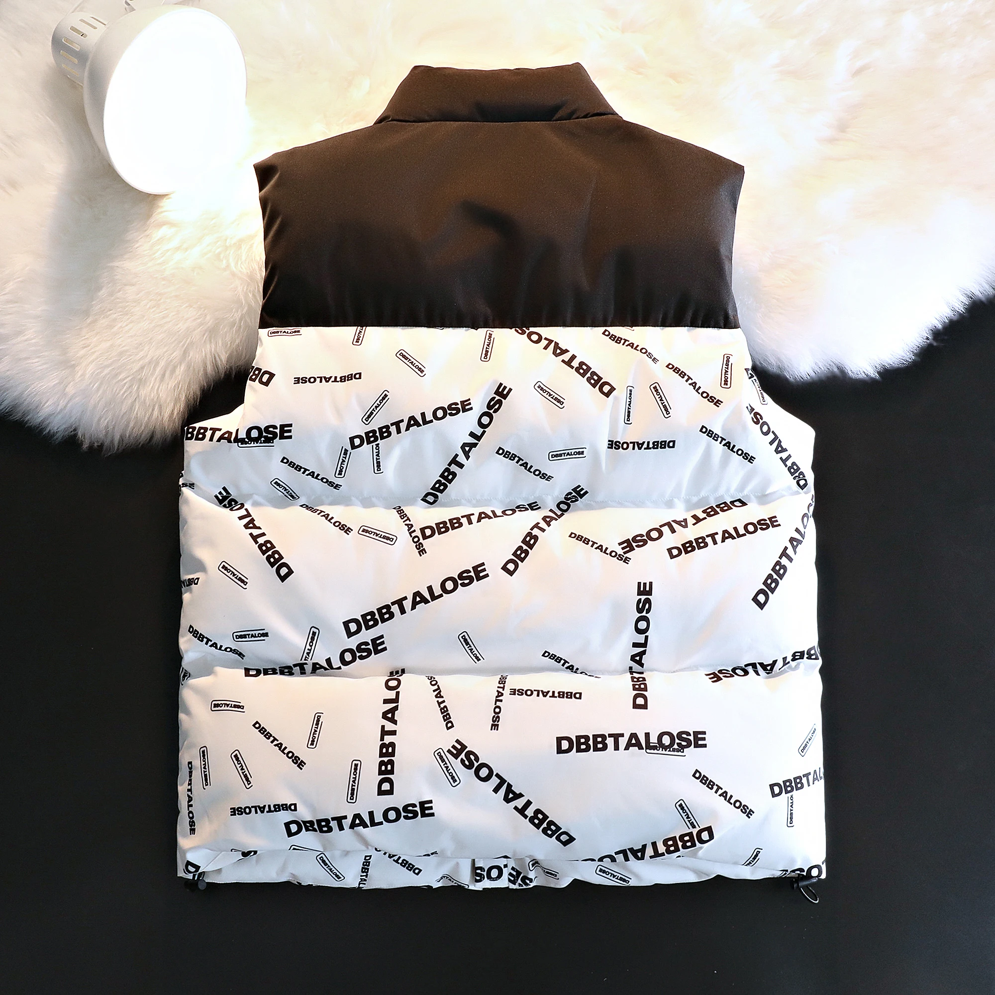 

Spring Winter cotton vest men's warm vest thickened coat stand-up collar vest men's winter waist coat down jacket man vest