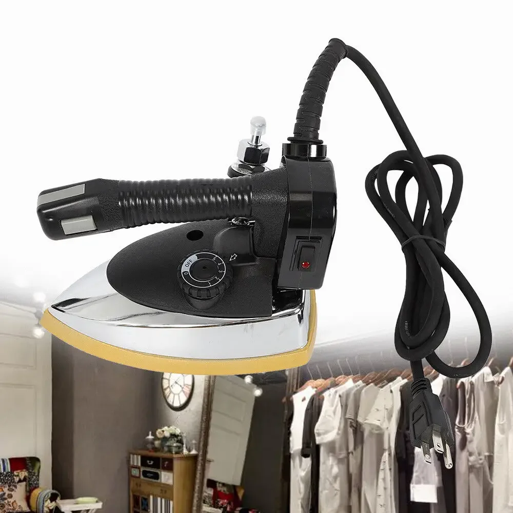 

Промышленный электрический паровой утюг с гравитационной подачей, система гравитационного утюга, промышленная система для одежды, мощный, супер горячий, 110 В, 1000 Вт