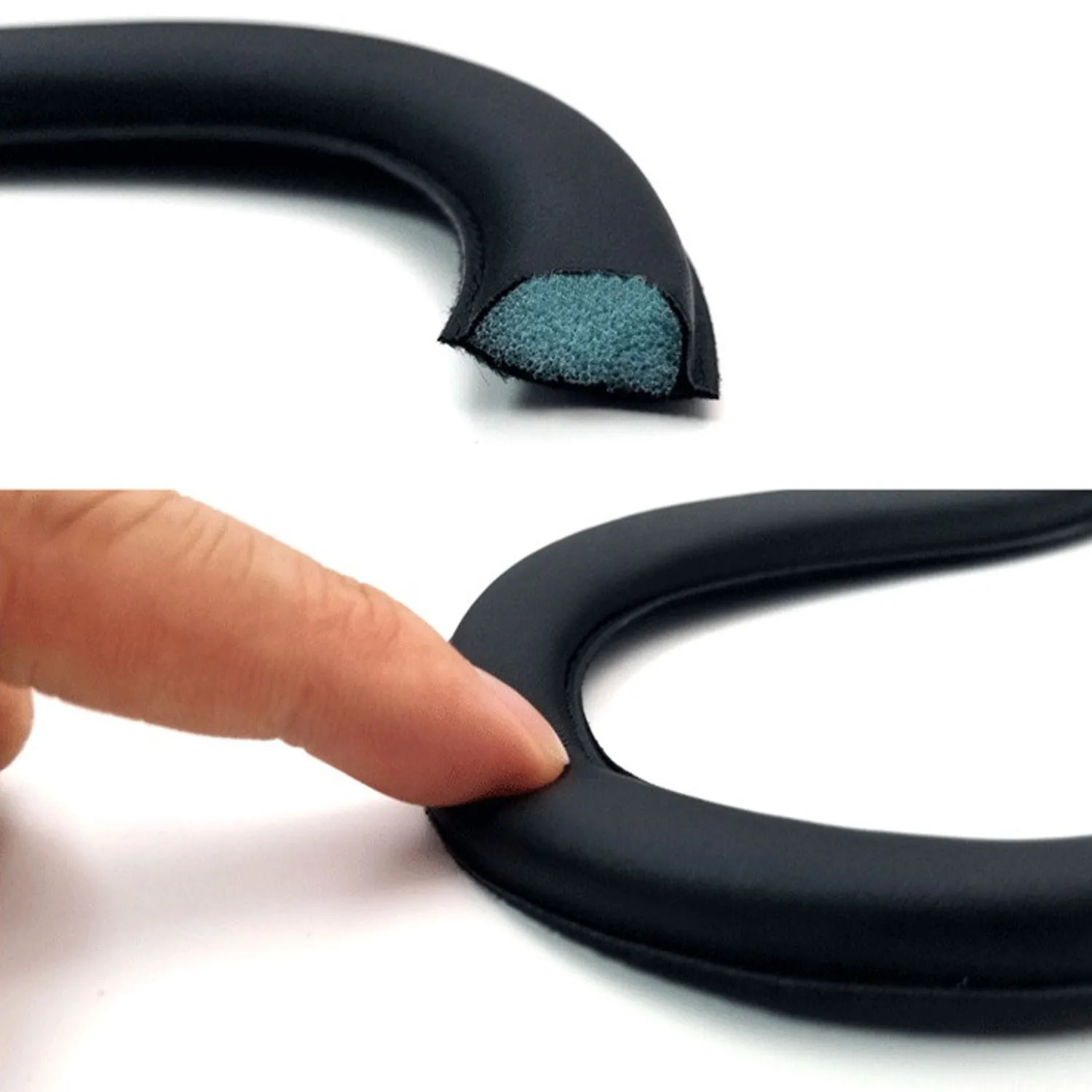 Bevigac وسادة الوجه استبدال قناع العين بولي Leather الجلود الإسفنج رغوة وسادة الوجه الغطاء الواقي ل كوة الصدأ CV1 VR سماعة الألعاب