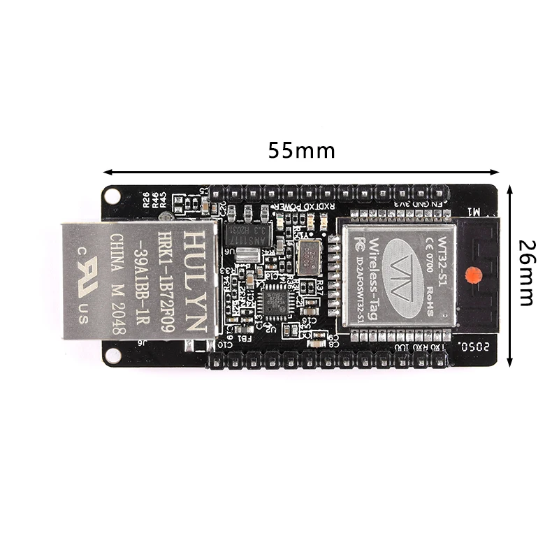 WT32-ETH01 Embedded Serial to Ethernet/WiFi & Bluetooth MCU Module ESP32 Wireless Module