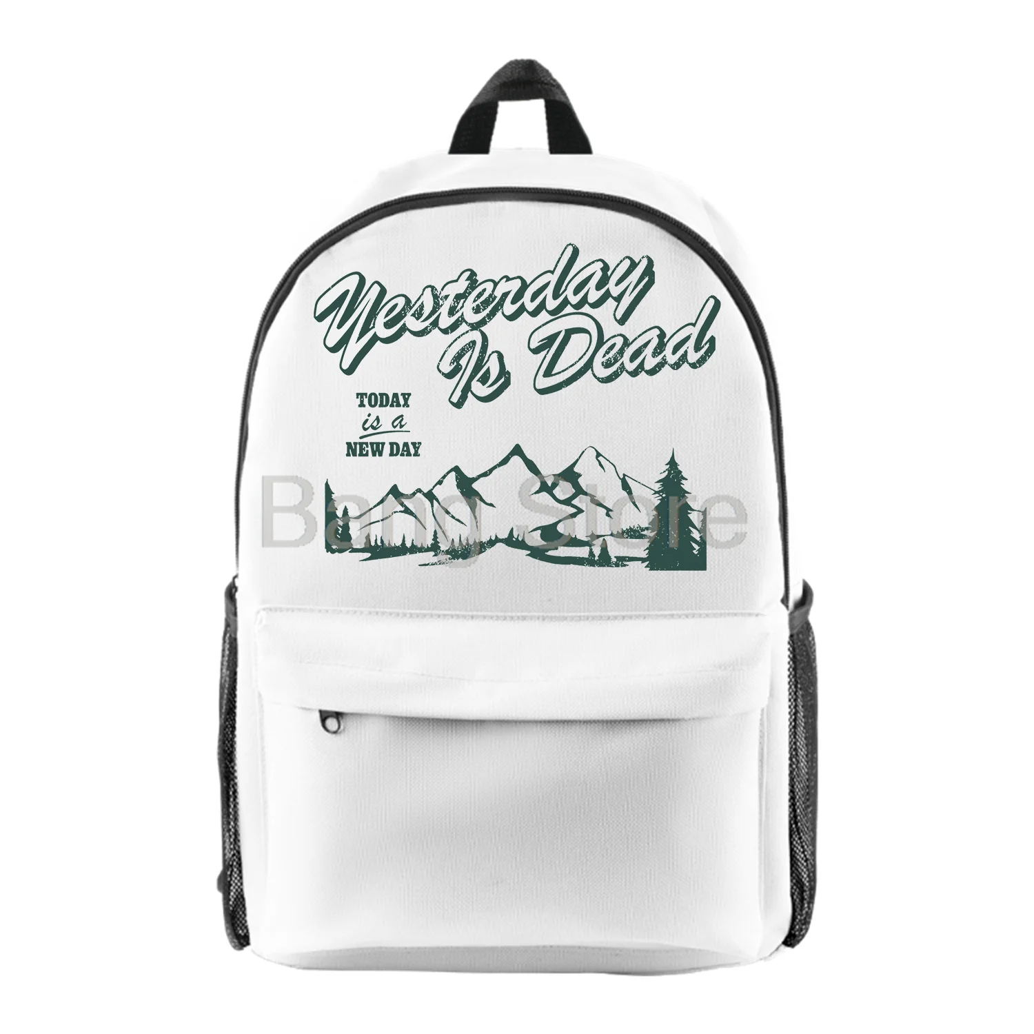 حقيبة ظهر Josiah Queen New Day للجنسين حقيبة كتف كاجوال ملابس الشارع Daypack حقائب سفر للجنسين #1