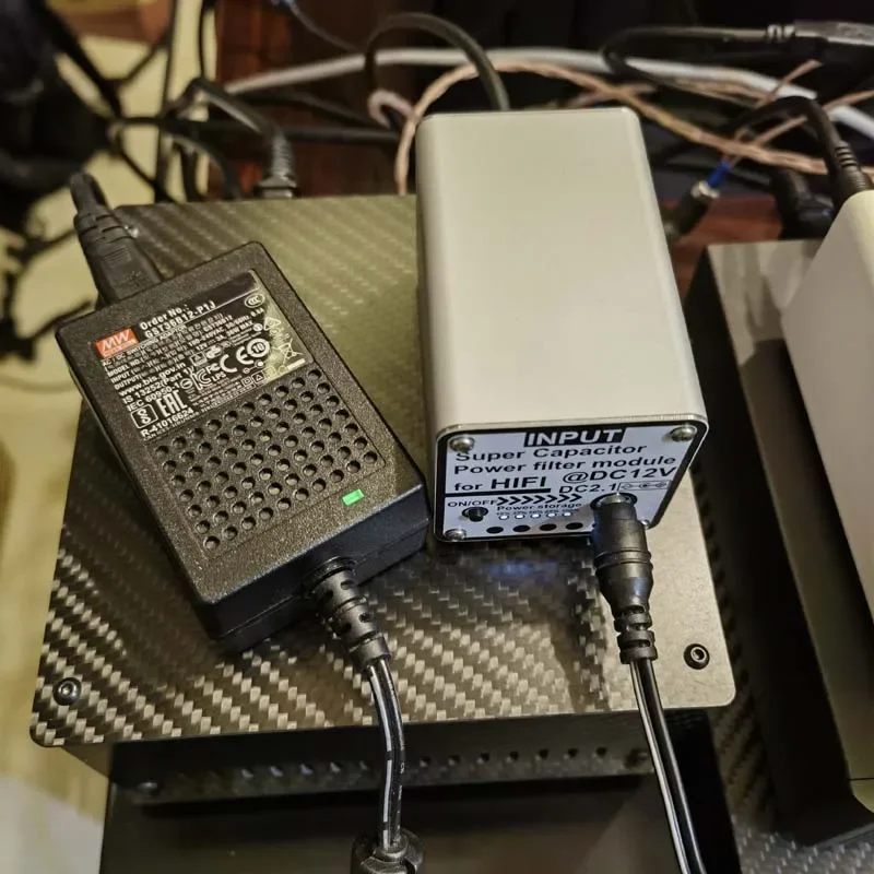 مرشح الطاقة لوسيا 12 فولت 5 فولت 9 فولت DC2.1 مخرج الإدخال قابل للتطبيق سوبر فاراد مكثف تصفية معدات الفيديو والصوت HiFi DAC Amp