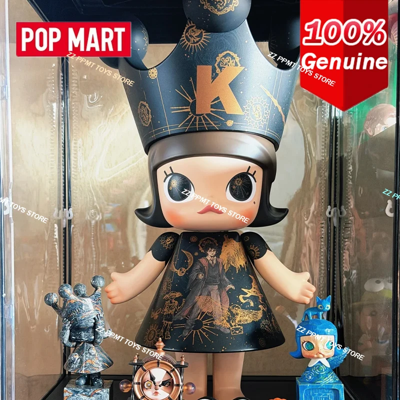 

POP MART Mega Royal Molly 400% серия Гарри Поттера, оригинальная глухая коробка, ограниченная серия, кукла, игрушки, кавайная аниме-фигурка, подарки, игрушки