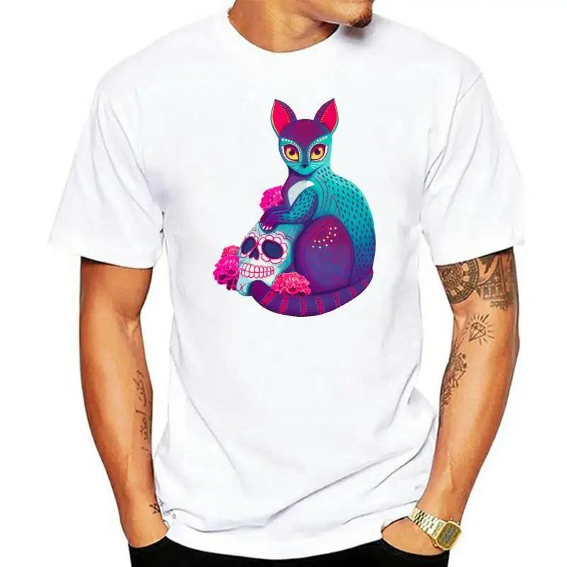 Personalized Alebrije  T-Shirt New Year Day Tops Tees Short Sleeve For Men 2022 Fashion Cotton Design Top T-Shirts