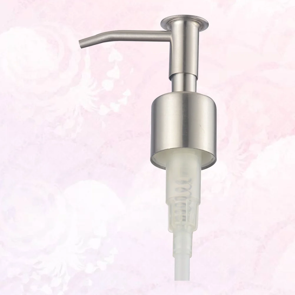 

1Pcs Pump Head Stainless Steel Replacement for Shampoo Lotion Bottle Press Dispenser Pump Head for Home Bathroom Kitchen