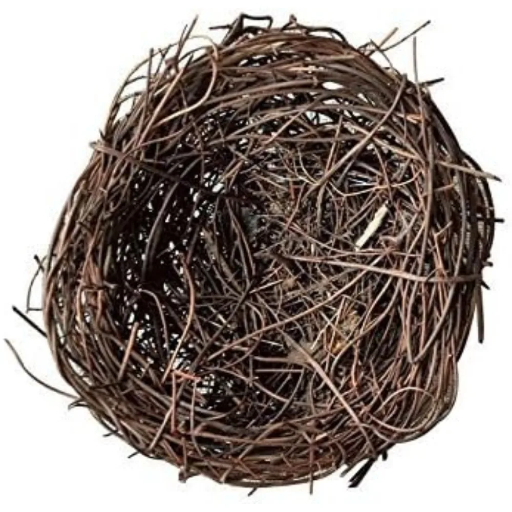 2 قطعة 8 "عش الطيور الروطان الطبيعي الربيع الديكور الدعائم الحرف عيد الفصح حفل زفاف حديقة فناء ساحة المنزل