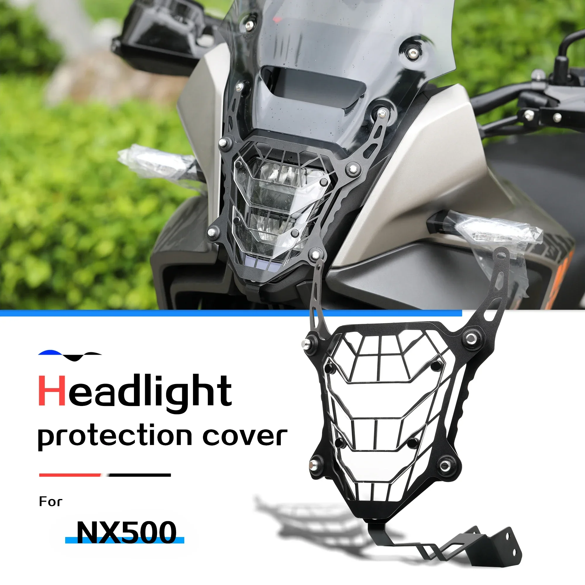

Для Honda NX500 NX 500 2024 500NX Adventure аксессуары для мотоциклов, защита для фар, решетка, защитная крышка, детали двигателя