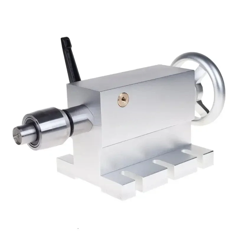 TS65M2-A/B/C CNC 로터리 테이블, 밀, 선반용 MT2 골무 센터 높이 65MM가 있는 CNC 로터리 축 인덱서 심압대