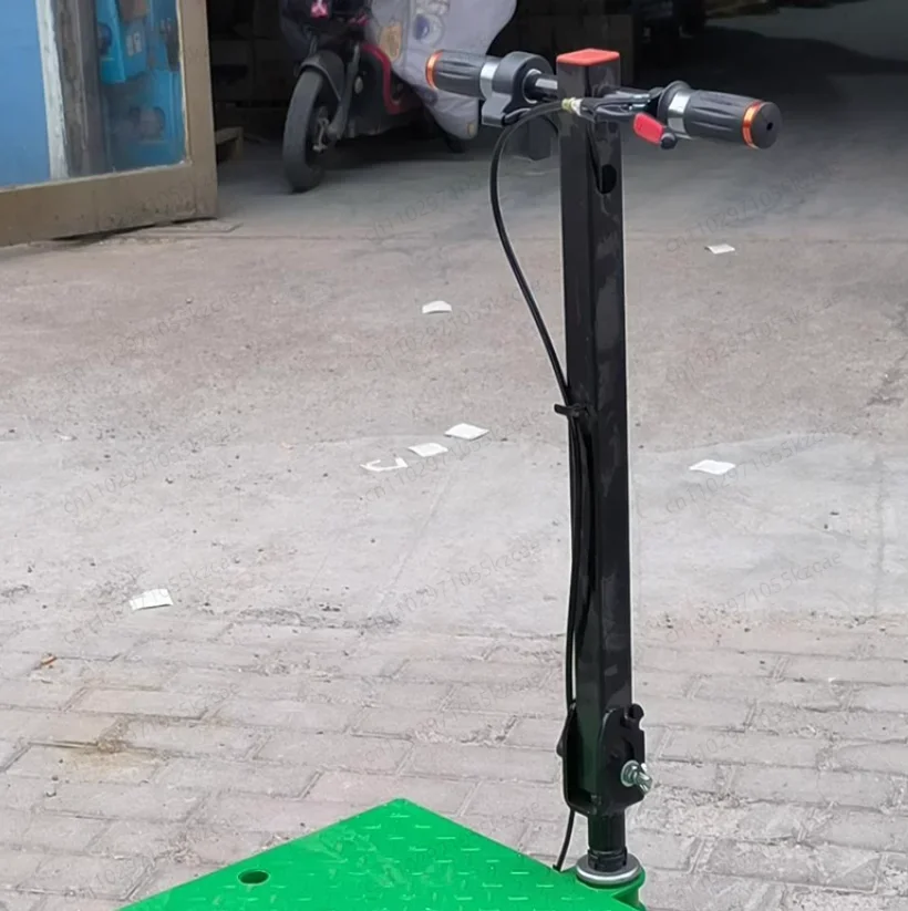 Electric Folding Trolley 900W, Portable Flat Truck for Construction Site Decoration and Goods Transport