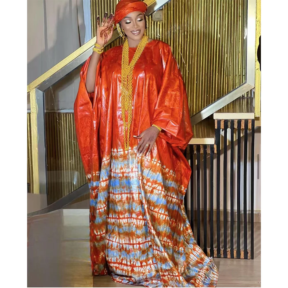 

Printed Ankara Robe Women Party Traditional Wedding Prom Ramadan Dashiki Dresses Boubou Brocade Lady Long Dresses African Cloth