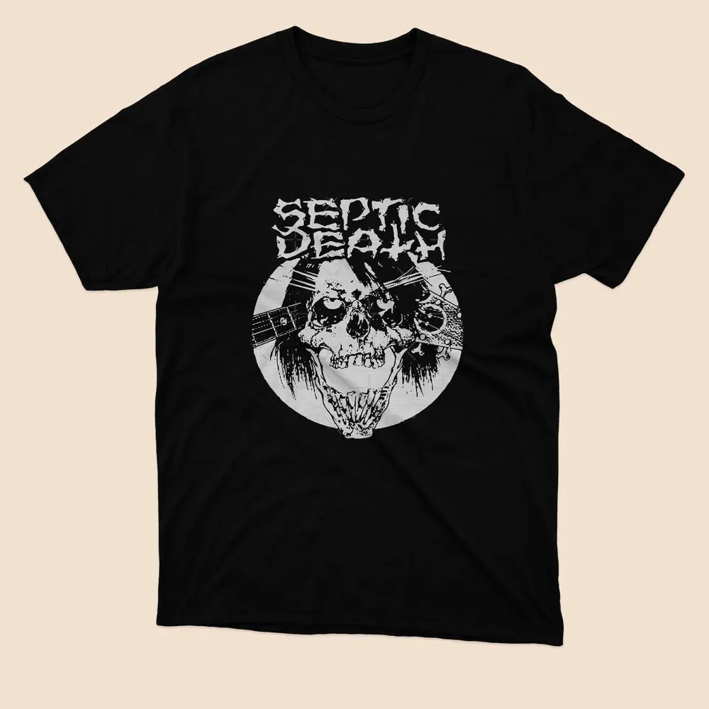 Nwt Septic Death Premium Tshirt Black Size S-5xl Men's Cotton T-Shirt O-Neck Tees Short Sleeve Clothes Big Size