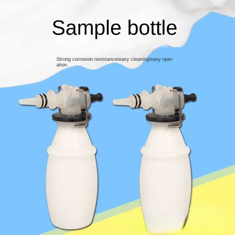 A variety of milk sampling bottle sampler supply.