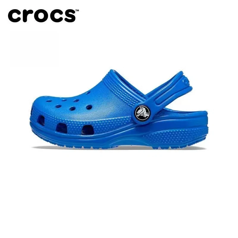 Original Crocs Classic Clog Cute Girls Boys Sandals Children Slippers Kawaii Kid Hole Shoes Non-Slip Beach Home Shoes Gift