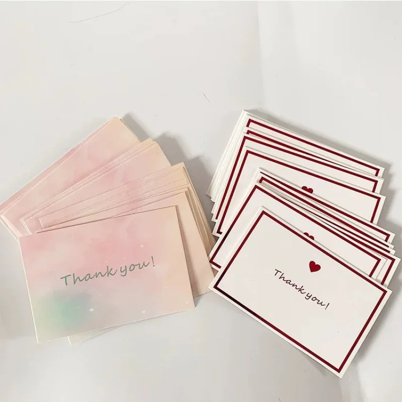 Customized-Border English Thank You Card Postcard Stamping Embossed Business Card Jewelry Card After-Sales Card Good