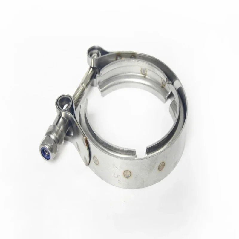 2.5 Inch V-Clamp, Stainless Steel V Band Clamp Flanged for Exhaust Clamp