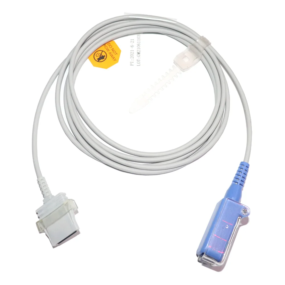 SPo2 adapter cable ,8pin female to DB9 female , L=2.4m
