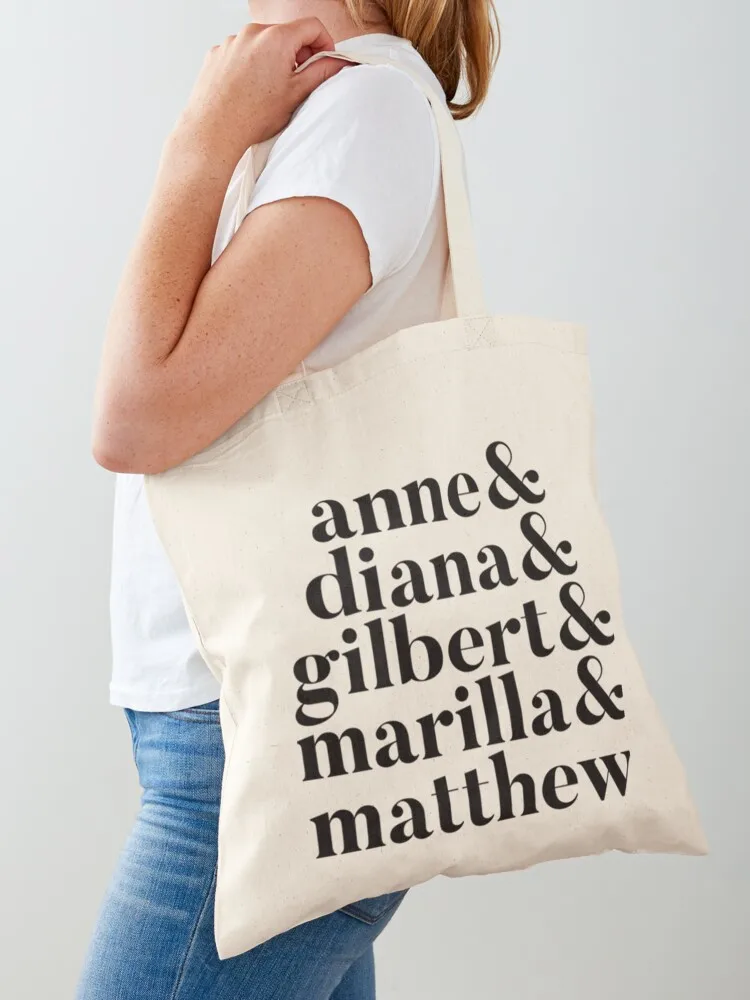 

Anne of Green Gables Tote Bag shopping cart bags Woman shopper bag Fabric bag personalized tote
