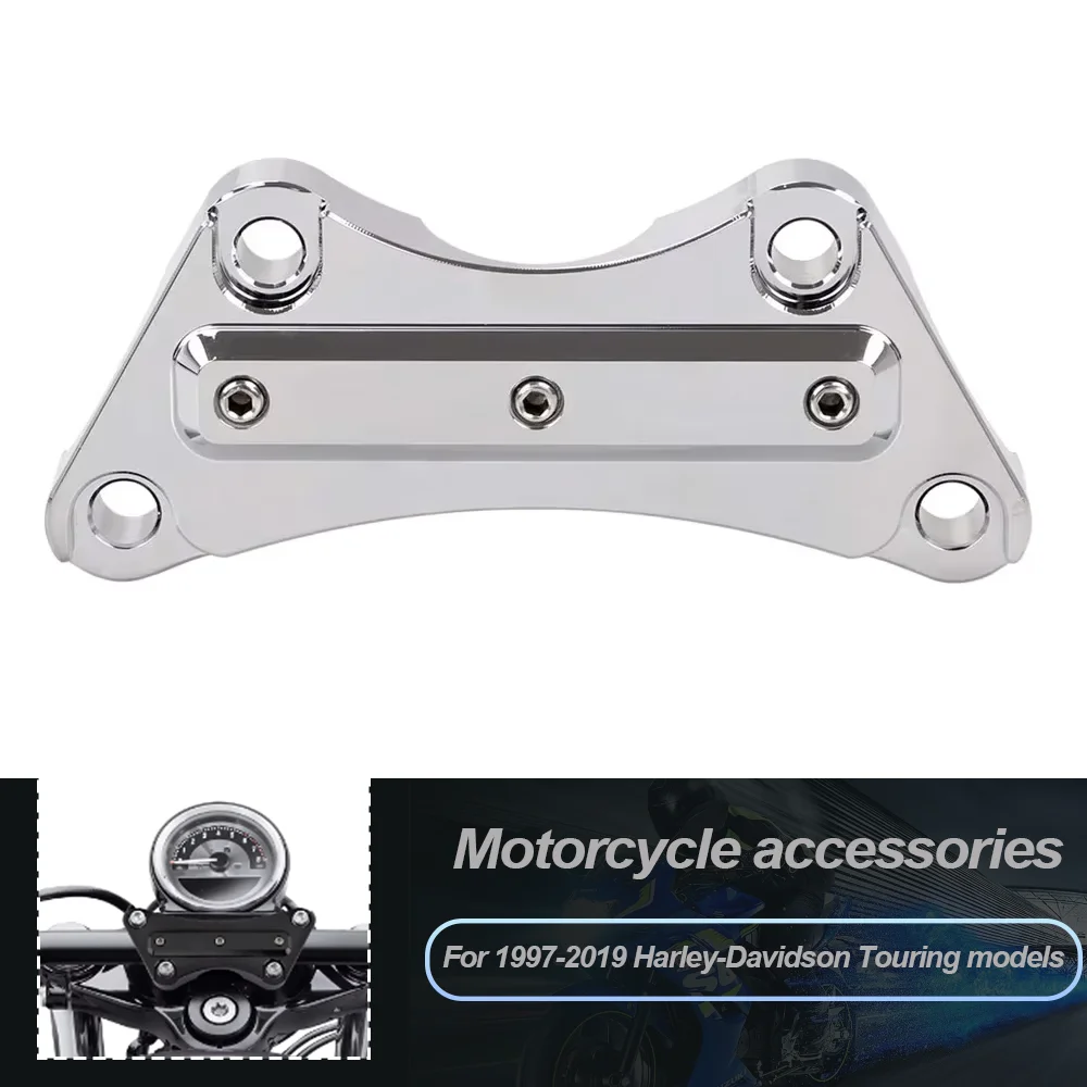 For Harley Davidson Touring Models Electra Glide/Road Glide/Road King/Street Glide/Ultra Limited Handlebar Riser Bar Top Clamp