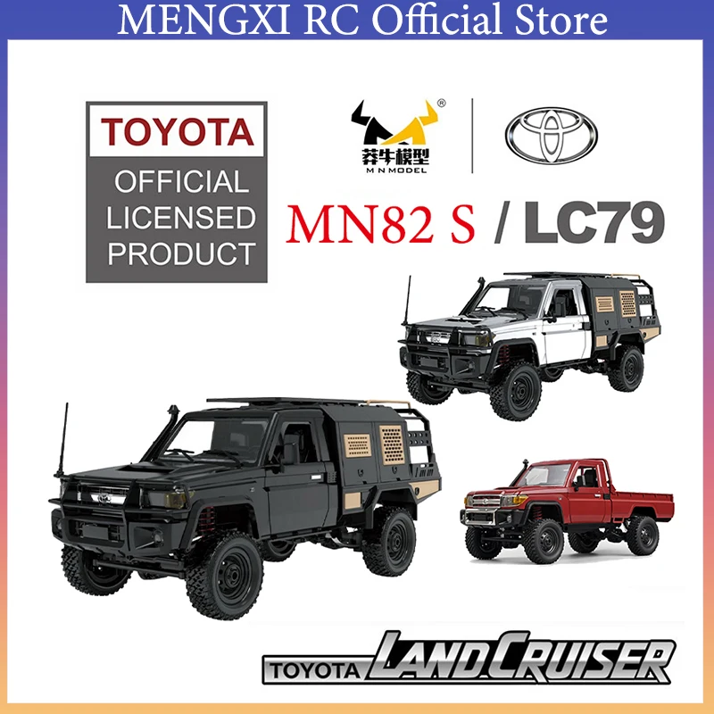 

MN82S LC79 MN82Pro 2.4G 1:12 Full Scale Pickup Short Truck 4WD Climbing Car RC Car Remote Control Toy for Christmas Xmas Gift