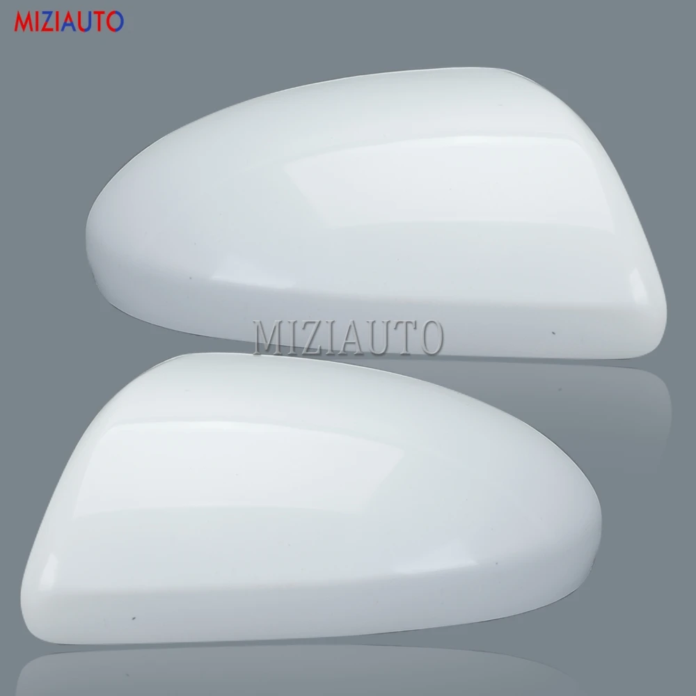 Rearview Mirror Cap Cover for Mazda 2 MK2 2007 2008 2009 2010 2011-2015 ABS White Assembly Door Wing Side Mirror Housing