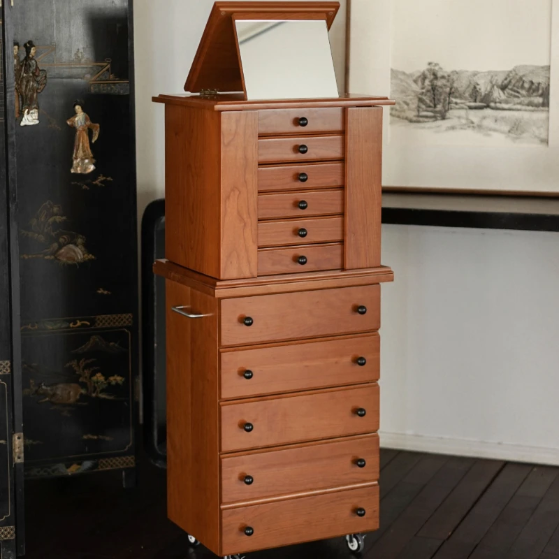 

Jewelry cabinet, bucket cabinet, bedroom, living room, solid wood storage cabinet, storage