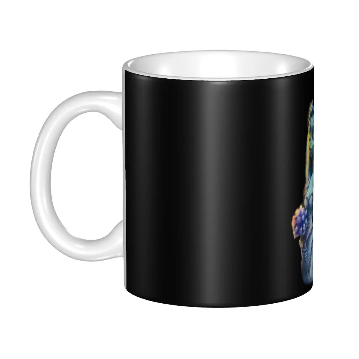 Tazas de café personalizadas de la película de Anime C-Corpse Bride, taza de té de la leche de cerámica DIY Sorrow Love Story