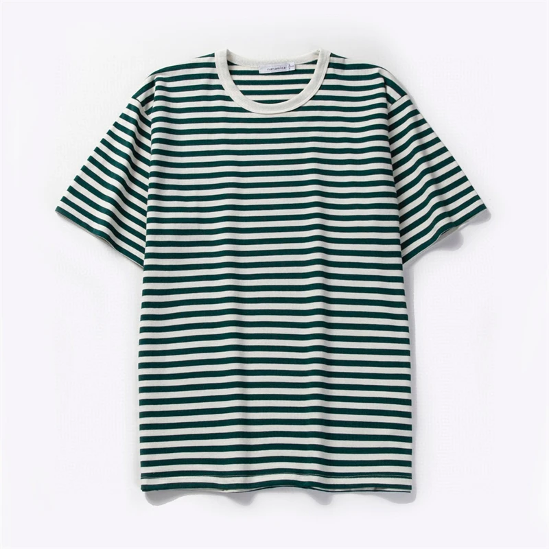 Nanamica 25ss Gestricktes, gestreiftes Kurzarm-T-Shirt