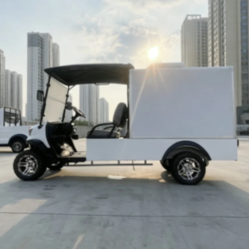 Electric Golf Cart Low-Speed Travel (10-40 km/h) In Parks Golf Courses Hunting Grounds Air-Conditioned Rear Cargo Compartment