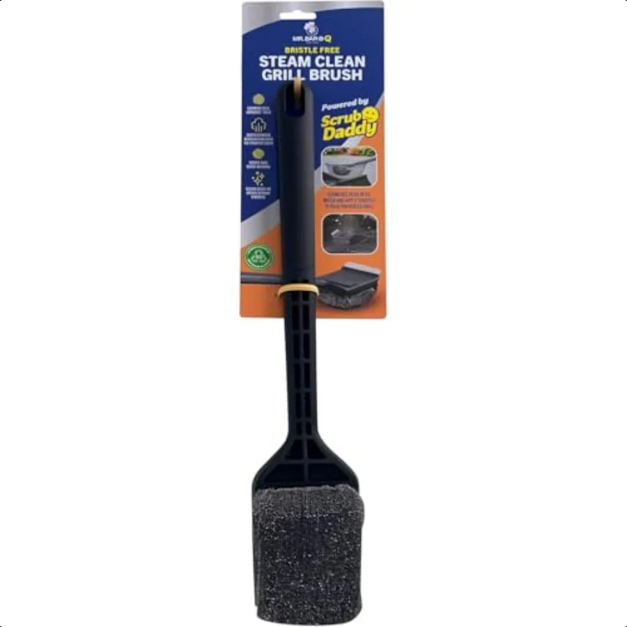 

Mr. BarBQ Steam Clean Grill Brush Powered by Scrub Daddy