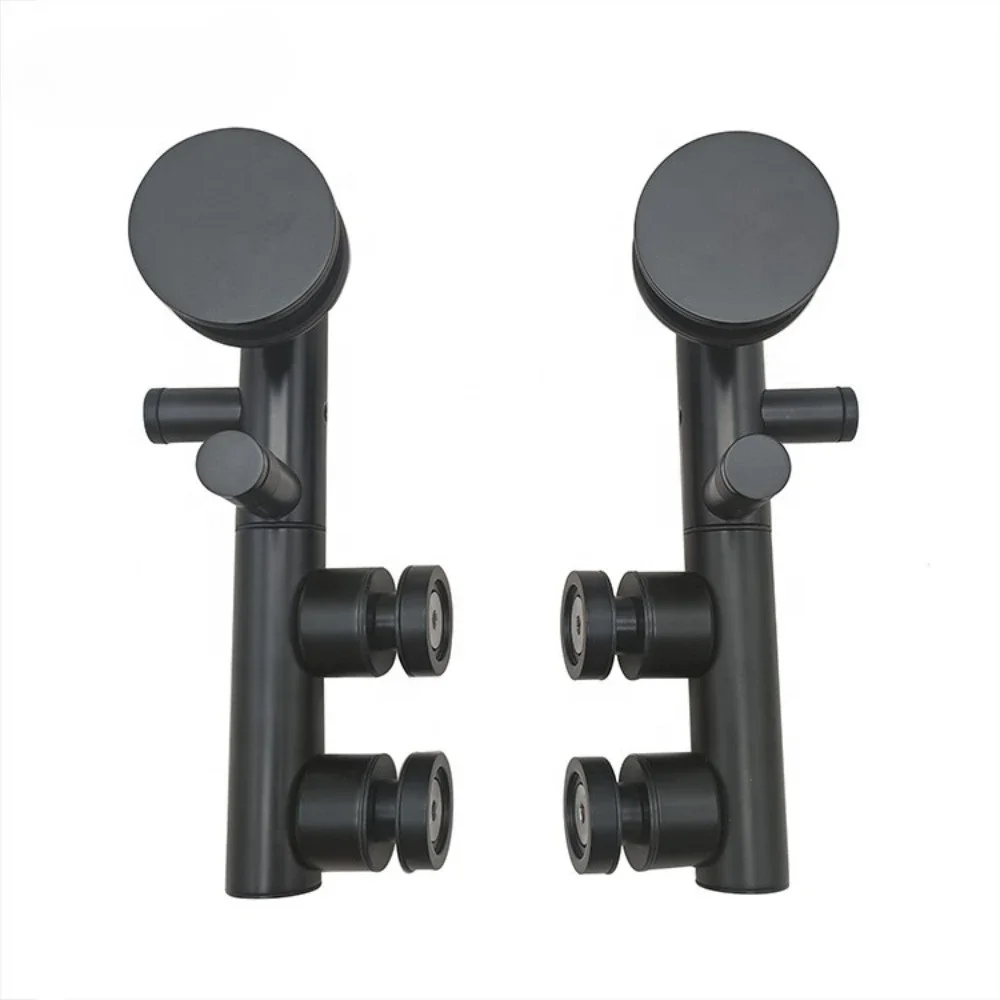 Modern 90 Degree Bathroom Accessories with Stainless Steel Sliding Door Rotary System for Hotels and Glass Door Applications