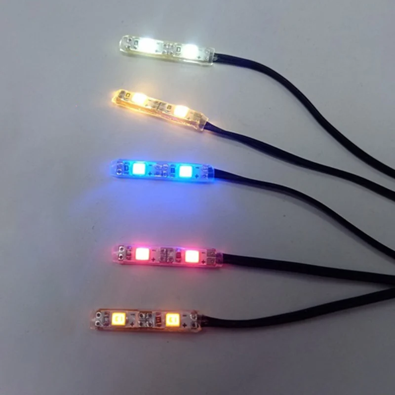 Reflektory LED, listwa świetlna do modeli samochodów terenowych 1/10 Traxxas TRX4, samochodów wspinaczkowych 1/14, driftowych samochodów Tamiya RC, ciężarówek RC, do Scania 770S