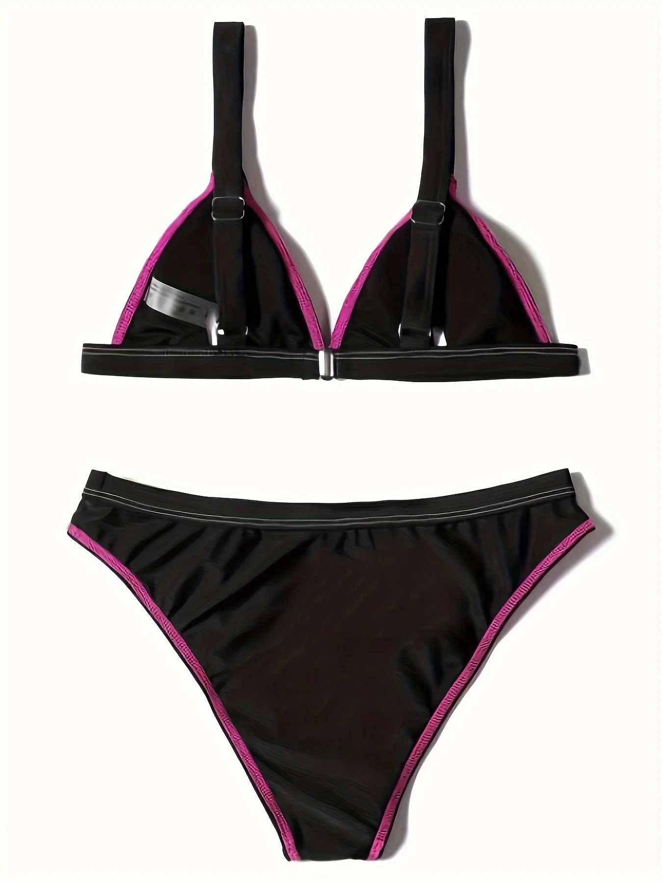 ZTVitality Sexy Push Up Bikini Set Women's Swimsuit Padded Bra Patchwork Swimwear Summer Beachwear Bathing Suit 2024 New Biquini