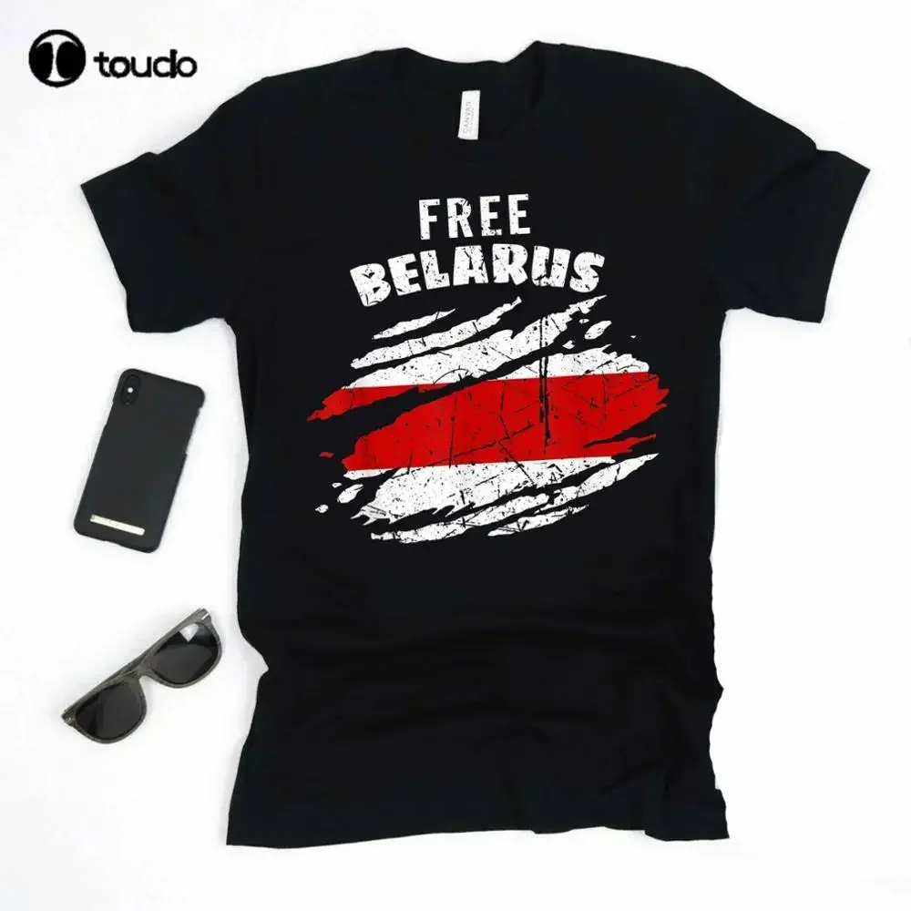 Free Belarus Flag Support Belarus Protest Belarus Resistance T-Shirt Unisex Fashion Tshirt Summer Women Shirts Xs-5Xl