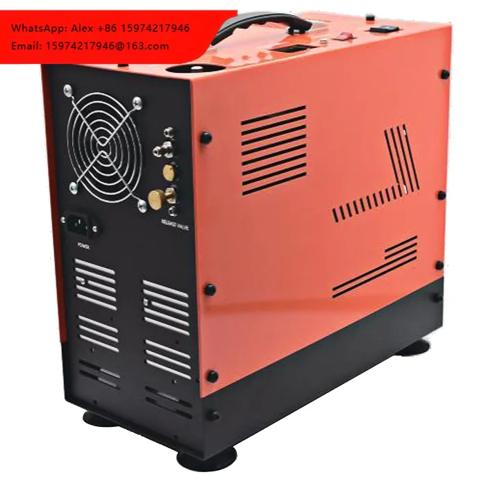 YiBang 800W Portable PCP Air Pump Compressor 300Bar 4500Psi 110V 60Hz 23L/min Oil-Free Piston Motor