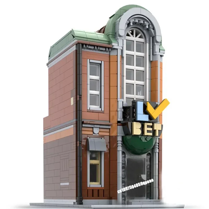 New 1504PCS City Hot Selling Street View Moc Modular LVBET Model Custom Puzzle Diy Creative Ideas Kids Toys Birthday Gift