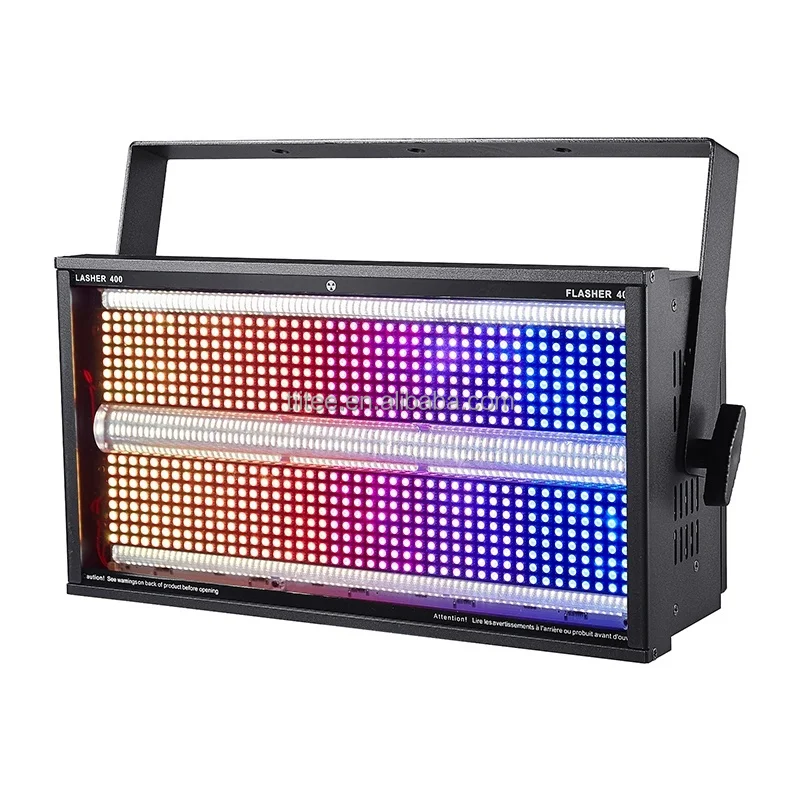 

Tiitee Flasher 400W Led Matrix Light DMX512 RGBW Flash Panel ADJ Strobe Light for Club DJ Stage Lighting