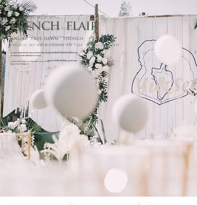 Großhandel Weißer Künstlicher Grünpflanzen-Rosenbogen in Hornform, Kunstblumen für Outdoor-Hochzeiten, Verlobungen und Hintergrunddekoration – Detail 1