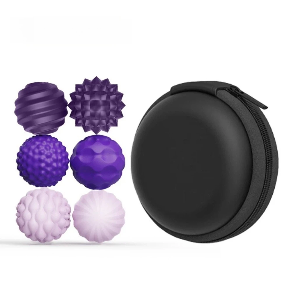 Magnetic Fidget Ball Silicone Material Stress Relief Sensory Ball Anti-Anxiety Hedgehog Pattern Sensory Stones Ball