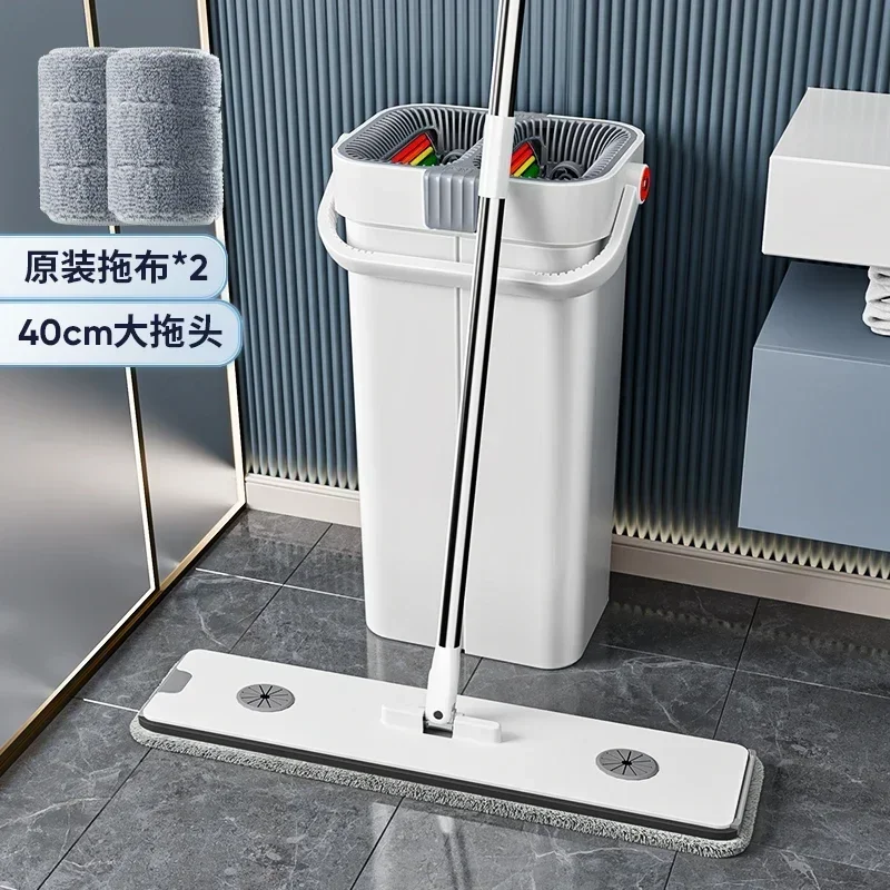 Hot-selling new mops clean home online celebrity lazy 2023 hands-free flat a fregona con cubo and bucket