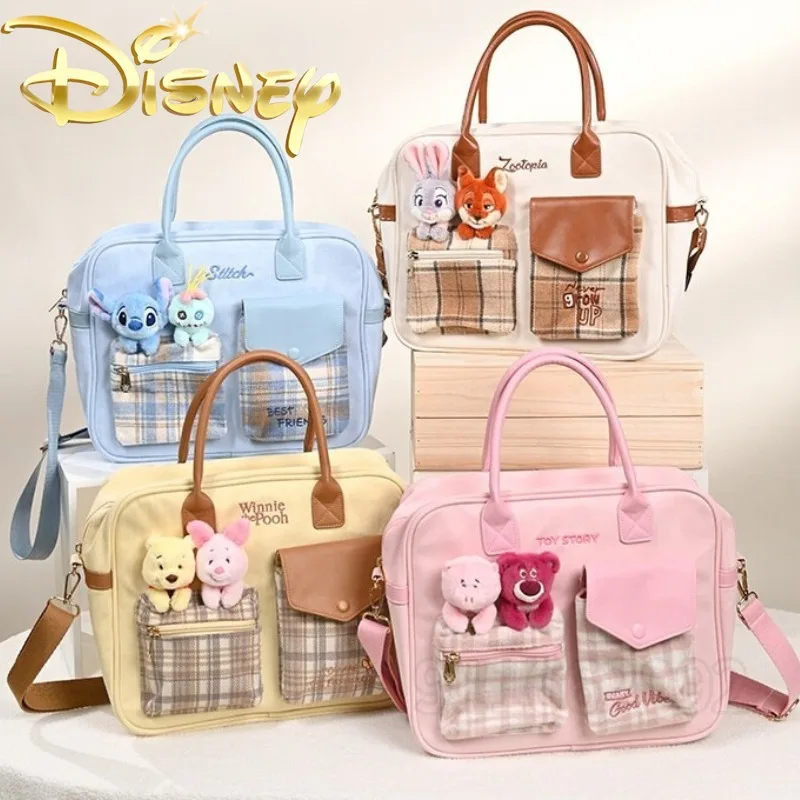 

Оригинальная новая женская сумка Disney, большая вместительная модная женская сумка на плечо, роскошная брендовая повседневная женская сумка с героями мультфильмов