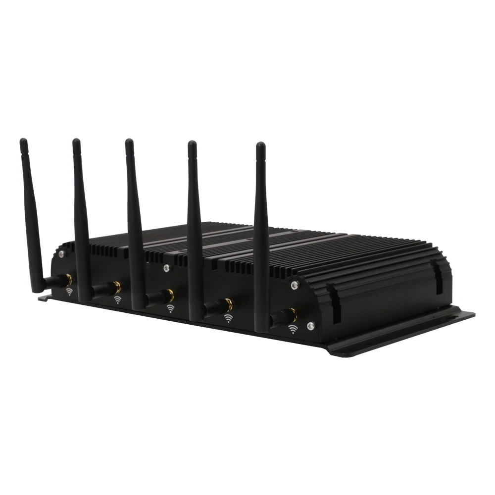 Intel Celeron J4125 J6412 Fanless Industrial Computer 6x Rs232 COM Dual 2.5G LAN 10-way GPIO IoT Edge Gateway Embedded Box PC 4G