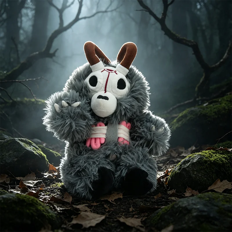 35CM Horrific Cartoon Cryptid Monster Zombie Wendigo Plush Toy Soft Anime Movie Figure Plushies Doll Kid Halloween Birthday Gift