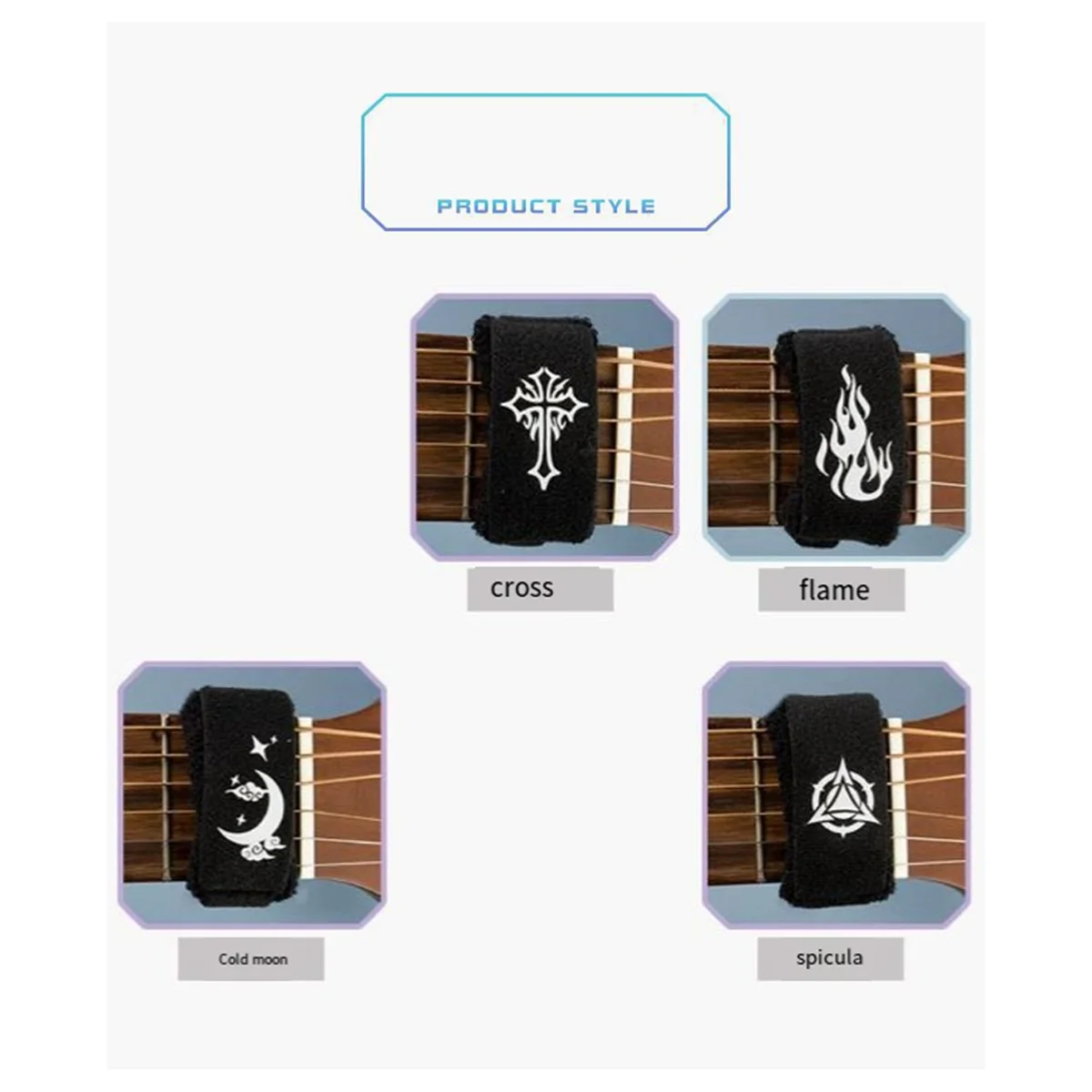 شريط صوت جيتار القمر A71P، شريط كتم الصوت، شريط صوت الجهير، شريط كتم الصوت للجيتار، القضاء على الضوضاء، يمنع العواء #5