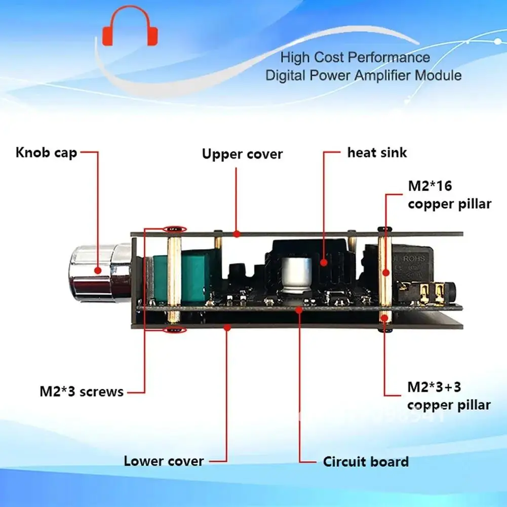 ZK-MT21 Kanaal Subwoofer Versterker Board CS8673E 2.1 Power Audio Stereo Versterker Board Bass AMP AUX Eindversterker Module Set